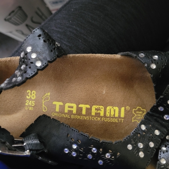Birkenstock (Tatami) Diamond Studded Sandals NWOT SIZE 7 - Picture 2 of 4